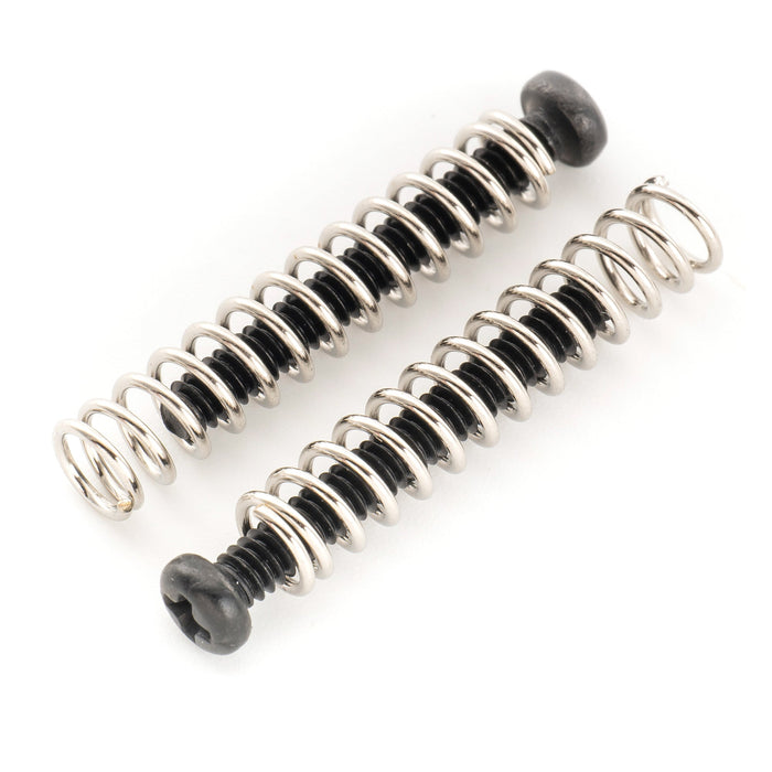 Musiclily Ultra UNC#3-48X0.78 Inch (2.5x20mm) Stainless Steel Humbucker Pickup Mounting Screws and Springs Set for Fender USA and MIM Electric Guitar (Set of 4)