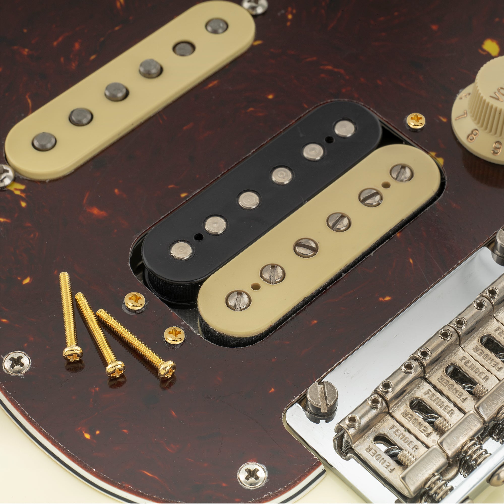 Tornillos de montaje de pastilla humbucker Musiclily Ultra de acero inoxidable UNC#3-48X0.78 pulgadas (2.5x20mm) para guitarras eléctricas Fender USA y MIM (Juego de 20)