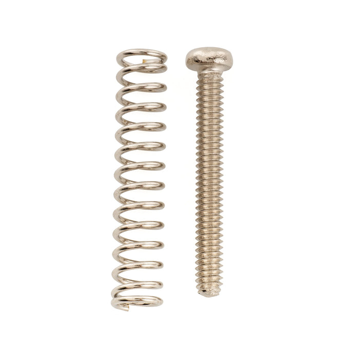 Musiclily Ultra UNC#3-48X0.78 Inch (2.5x20mm) Stainless Steel Humbucker Pickup Mounting Screws and Springs Set for Fender USA and MIM Electric Guitar (Set of 4)
