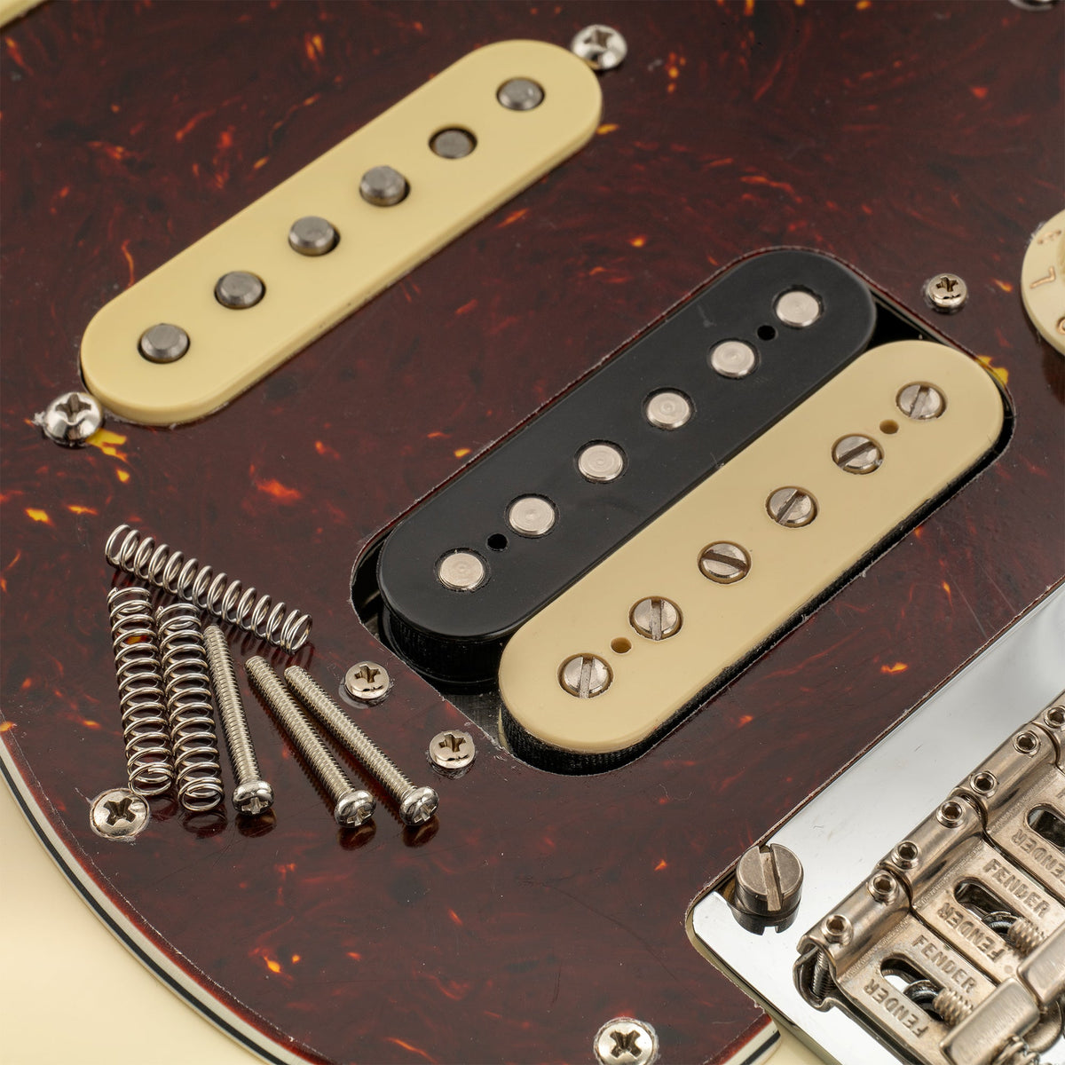 Tornillos de montaje de pastilla humbucker Musiclily Ultra de acero inoxidable UNC#3-48X0.78 pulgadas (2.5x20mm) para guitarras eléctricas Fender USA y MIM (Juego de 20)