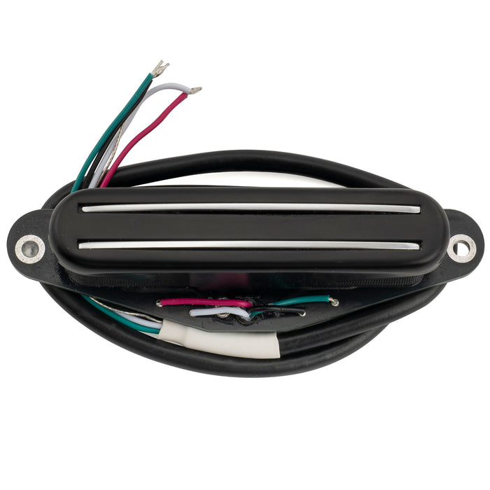 Musiclily Pro TL-NHR Alnico 5 Rail Blade Single Coil Sized Humbucker Neck Pickup 9.1K for Tele Style Electric Guitar