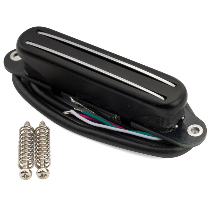 Musiclily Pro TL-NHR Alnico 5 Rail Blade Single Coil Sized Humbucker Neck Pickup 9.1K for Tele Style Electric Guitar