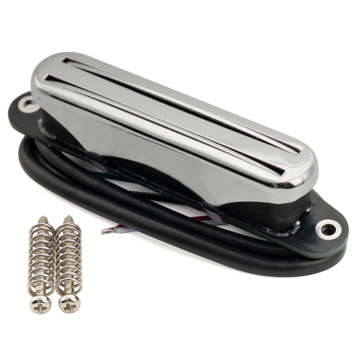 Musiclily Pro TL-NHR Alnico 5 Rail Blade Single Coil Sized Humbucker Neck Pickup 9.1K for Tele Style Electric Guitar