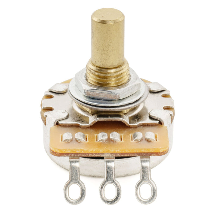 Musiclily Pro HD A1M+B1M ポット 黄銅製 メトリック ソリッド ショートシャフト 6.5mm オーディオリニアテーパー ポテンショメーター Jazzmaster/Jaguarスタイル エレキギター/ベース用 (1A1Bセット)