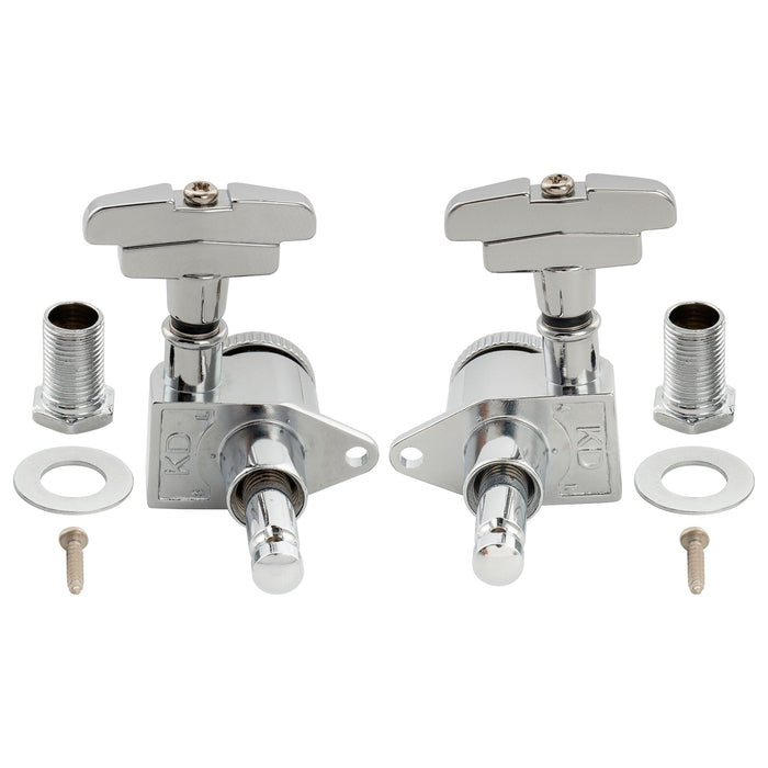 Musiclily Pro R18K 3R3L 18:1 Ratio Full Sealed Locking Machine Heads Tuners Tuning Pegs Keys with GR-Style Button for Acoustic Electric Guitar