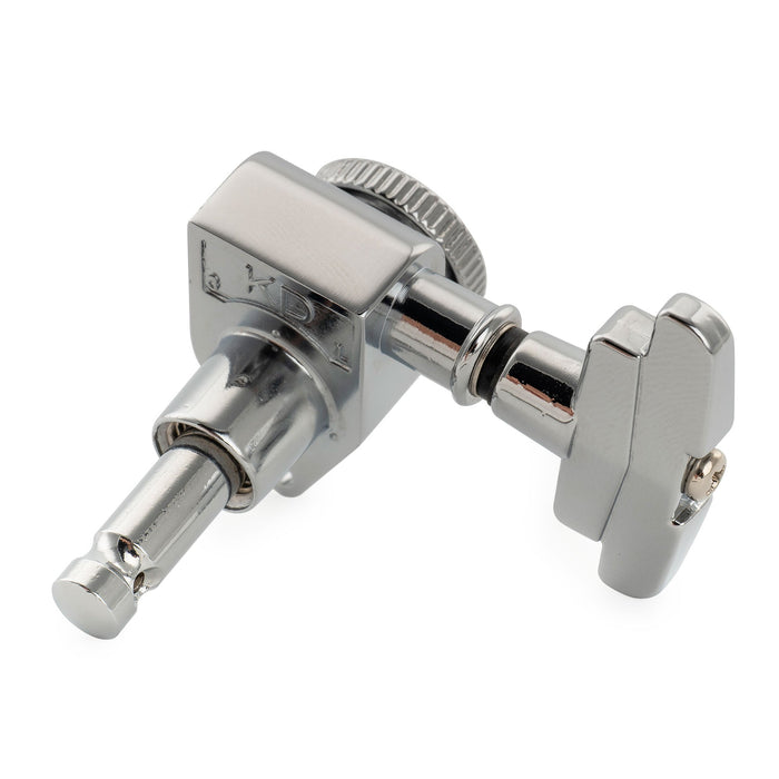 Musiclily Pro R18K Single 18:1 Ratio Full Sealed Locking Machine Head Treble Side Tuner Tuning Peg Key with GR-Style Button for Acoustic Electric Guitar