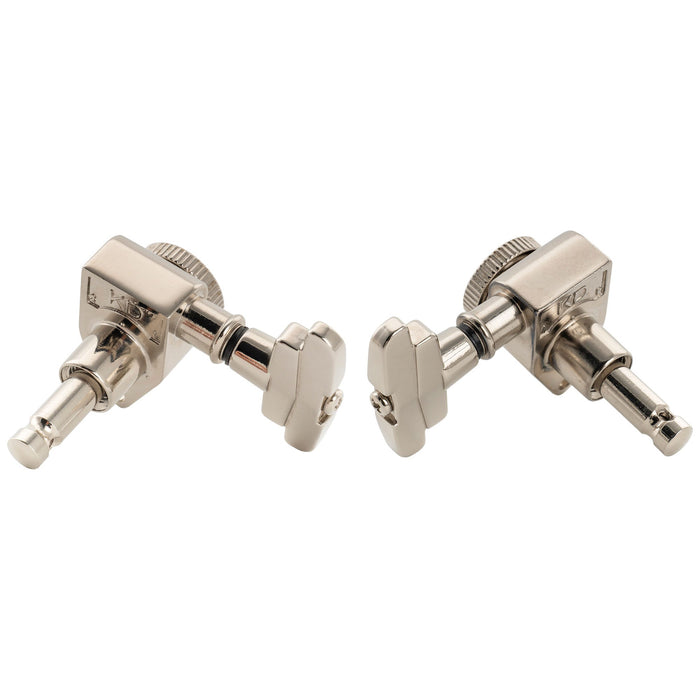 Musiclily Pro R18K 3R3L 18:1 Ratio Full Sealed Locking Machine Heads Tuners Tuning Pegs Keys with GR-Style Button for Acoustic Electric Guitar