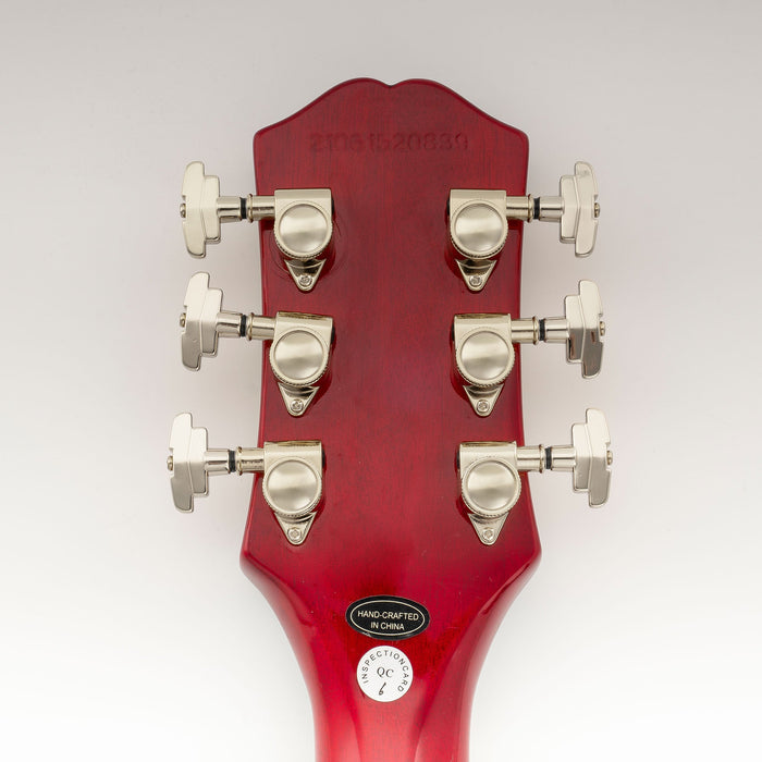 Musiclily Pro R18K Single 18:1 Ratio Full Sealed Locking Machine Head Treble Side Tuner Tuning Peg Key with GR-Style Button for Acoustic Electric Guitar