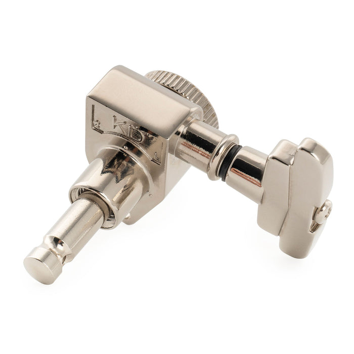 Musiclily Pro R18K Single 18:1 Ratio Full Sealed Locking Machine Head Treble Side Tuner Tuning Peg Key with GR-Style Button for Acoustic Electric Guitar