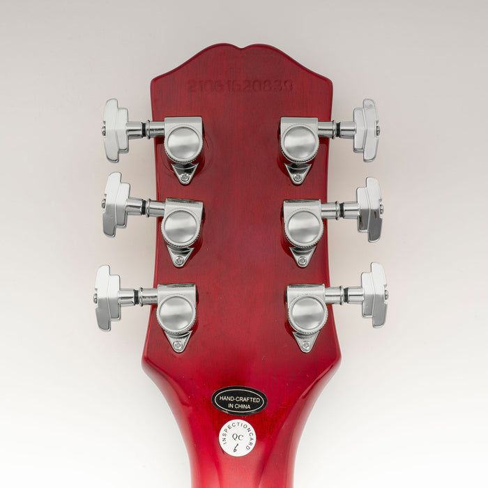 Musiclily Pro R18K Single 18:1 Ratio Full Sealed Locking Machine Head Bass Side Tuner Tuning Peg Key with GR-Style Button for Acoustic Electric Guitar