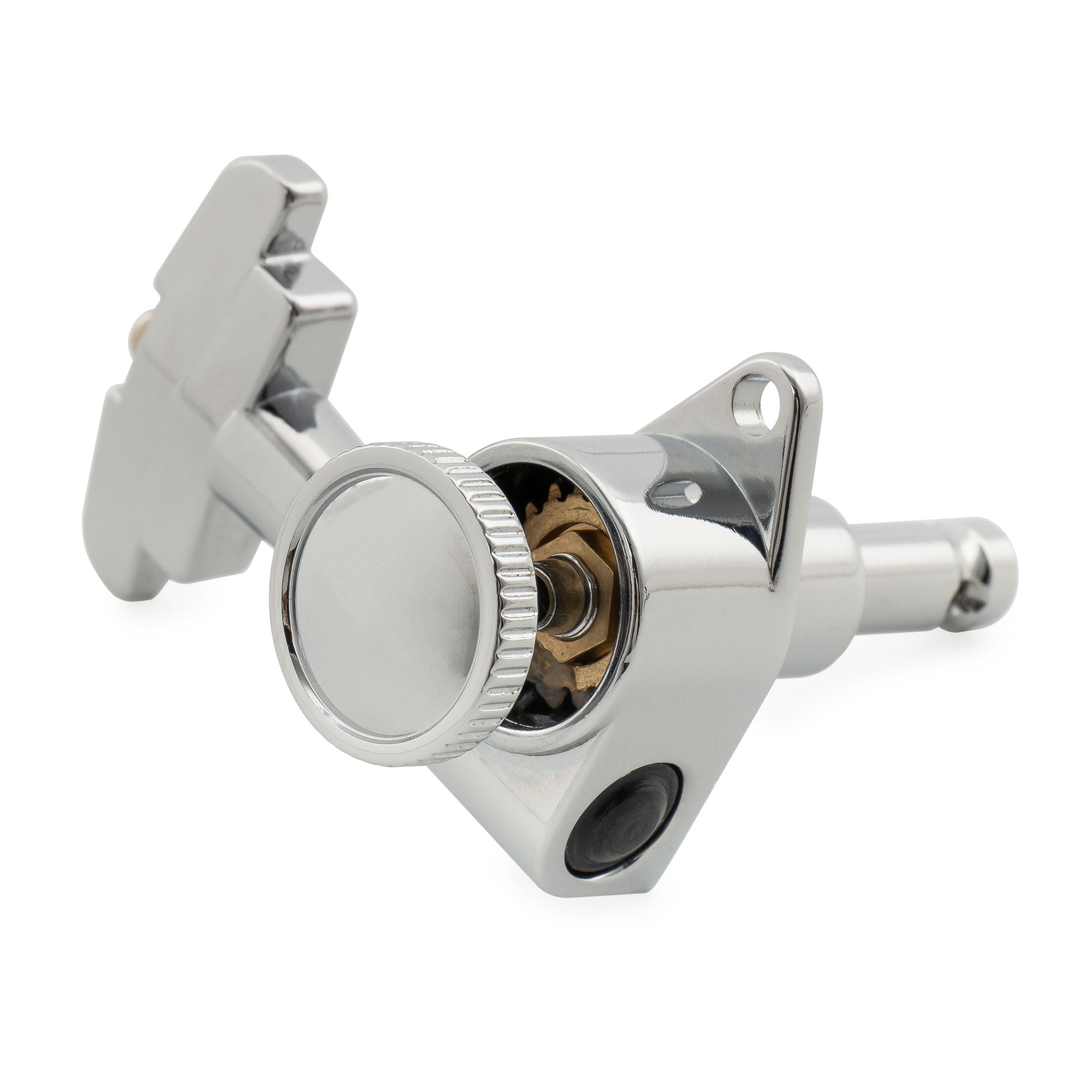 Musiclily Pro R18K-08 Однополюсный 18:1 Передаточное число, полностью герметичный блокирующий механизм, тюнер для нижней стороны с кнопкой GR-Style для акустической электрогитары