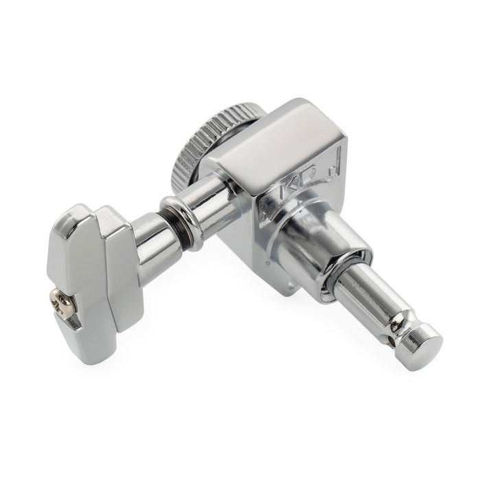 Musiclily Pro R18K Single 18:1 Ratio Full Sealed Locking Machine Head Bass Side Tuner Tuning Peg Key with GR-Style Button for Acoustic Electric Guitar