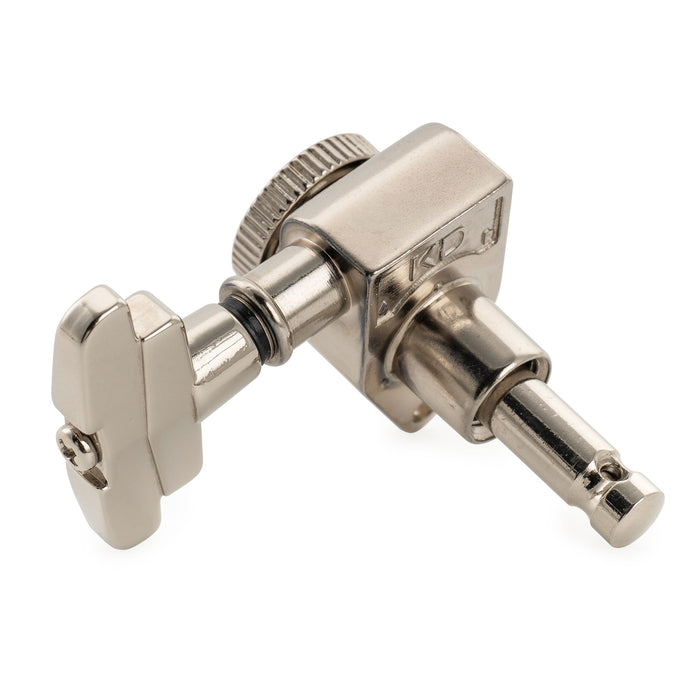 Musiclily Pro R18K Single 18:1 Ratio Full Sealed Locking Machine Head Bass Side Tuner Tuning Peg Key with GR-Style Button for Acoustic Electric Guitar