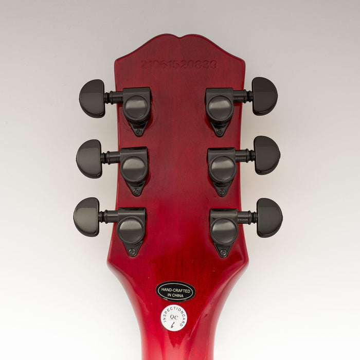 Musiclily Pro R18K Single 18:1 Ratio Full Sealed Locking Machine Head Treble Side Tuner Tuning Peg Key with Half Moon Button for Acoustic Electric Guitar