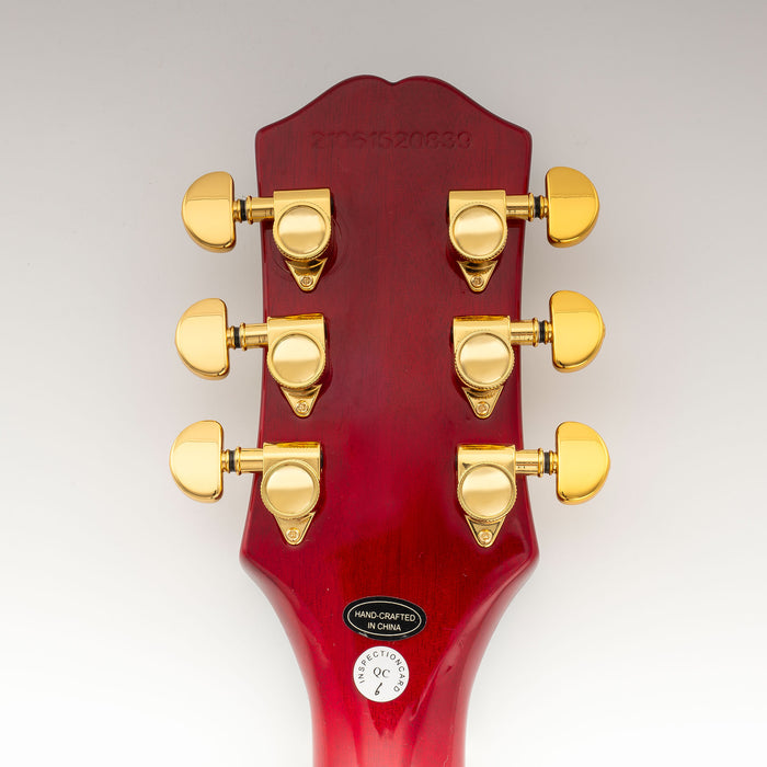 Musiclily Pro R18K un solo mecanismo con relación 18:1, bloqueo sellado completo, afinador de lado treble, tecla de afinación con botón de media luna para guitarra acústica y eléctrica