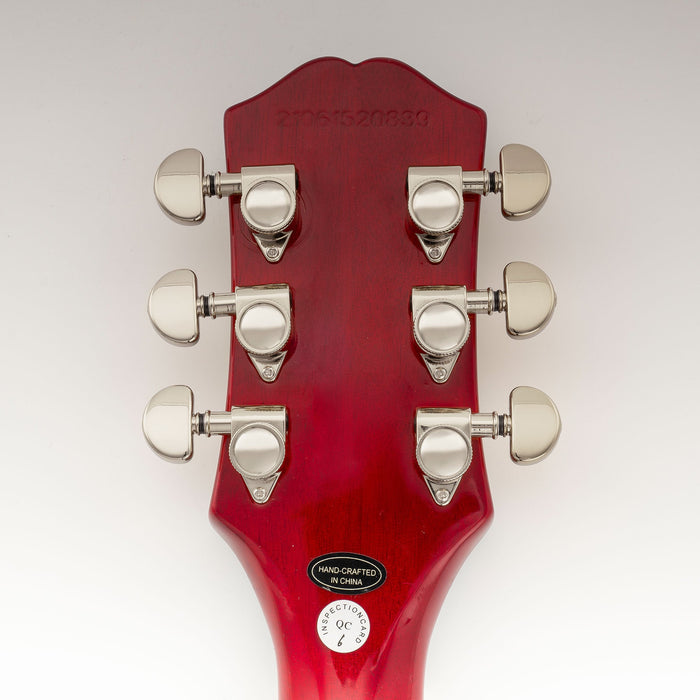 Musiclily Pro R18K 3R3L 18:1 Ratio Full Sealed Locking Machine Heads Tuners Tuning Pegs Keys with Half Moon Button for Acoustic Electric Guitar