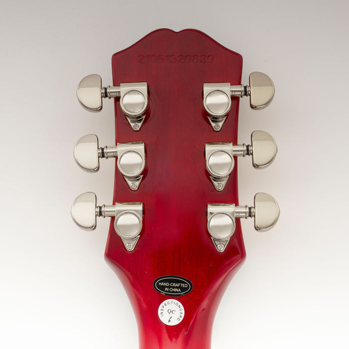 Musiclily Pro R18K un solo mecanismo con relación 18:1, bloqueo sellado completo, afinador de lado treble, tecla de afinación con botón de media luna para guitarra acústica y eléctrica