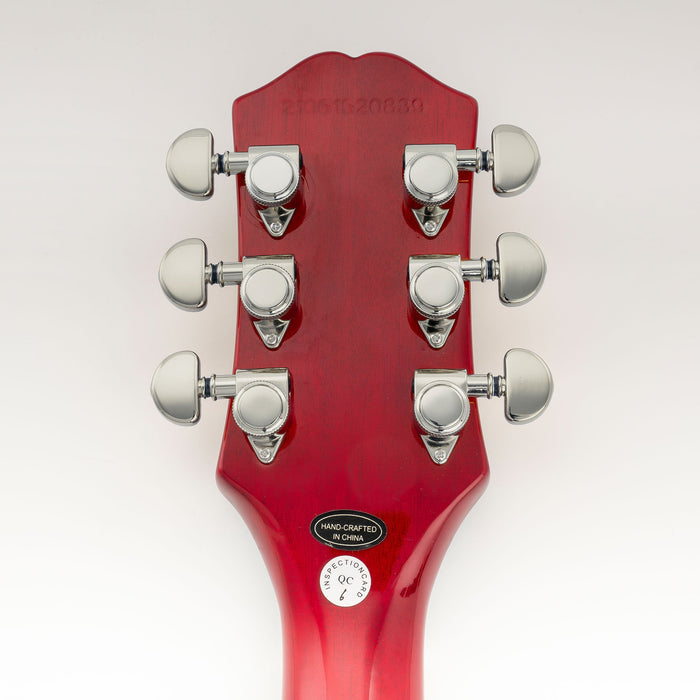 Musiclily Pro R18K 3R3L 18:1 Ratio Full Sealed Locking Machine Heads Tuners Tuning Pegs Keys with Half-Moon Button for Acoustic Electric Guitar