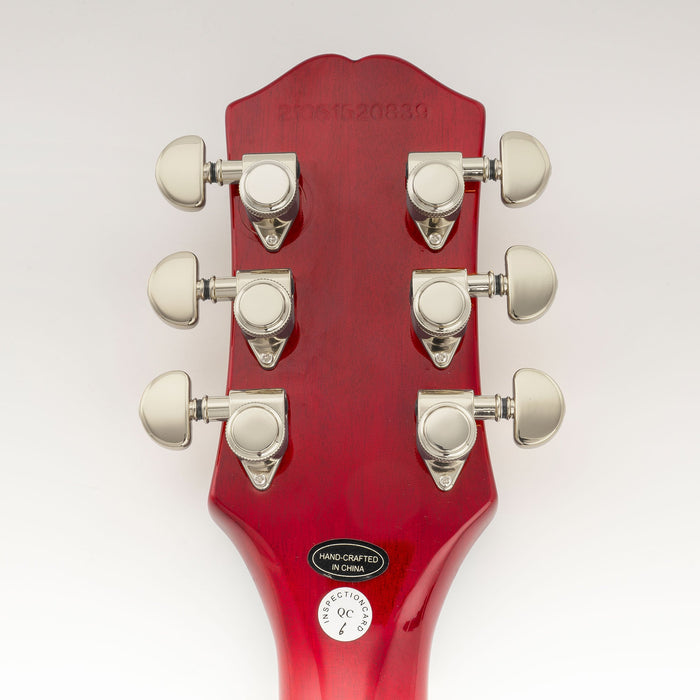 Musiclily Pro R18K 3R3L 18:1 Ratio Full Sealed Locking Machine Heads Tuners Tuning Pegs Keys with Half-Moon Button for Acoustic Electric Guitar