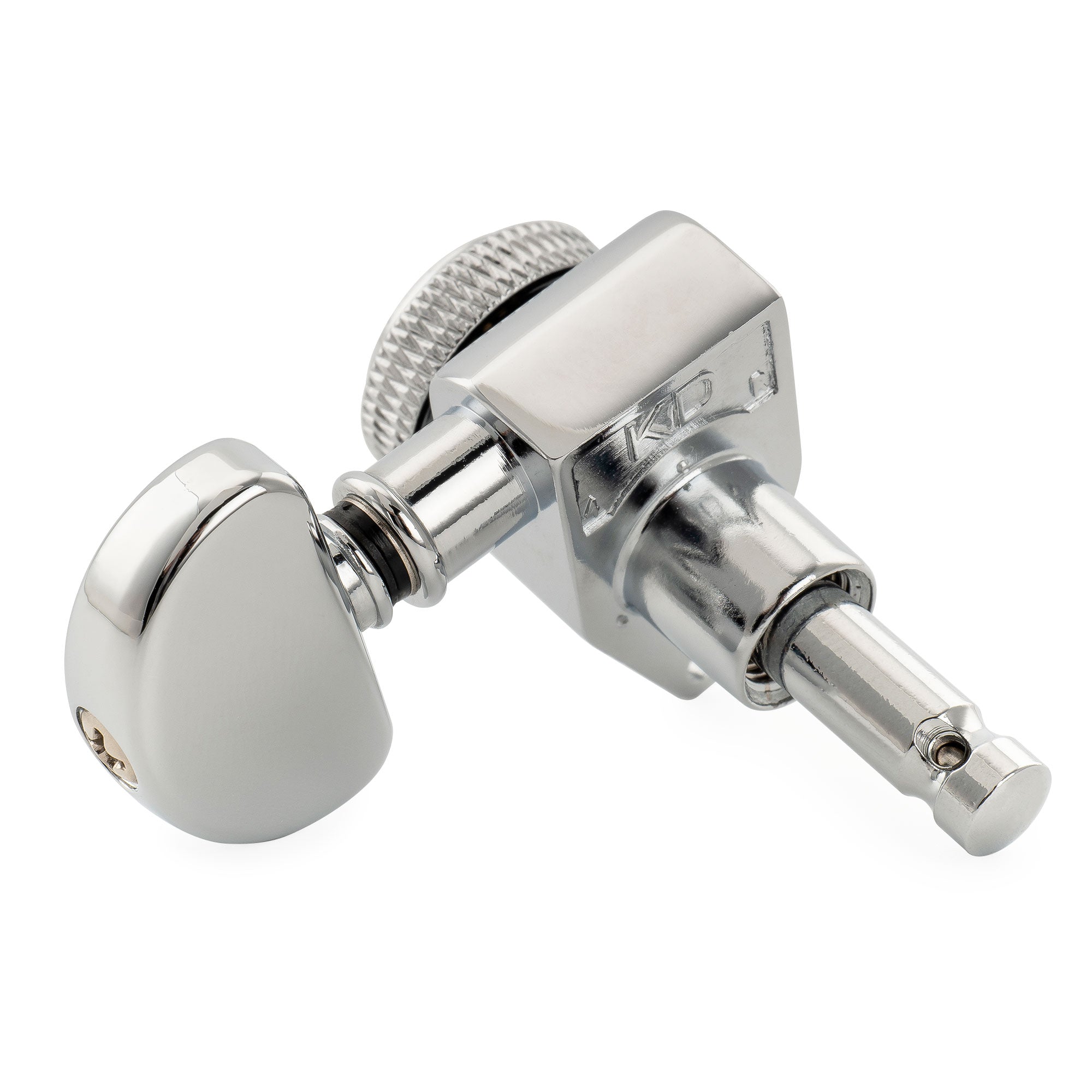 Musiclily Pro R18K-10 Mécanisme de basse à 1 seul rapport 18:1, verrouillage complet, côté grave, bouton en demi-lune, pour guitare acoustique électrique