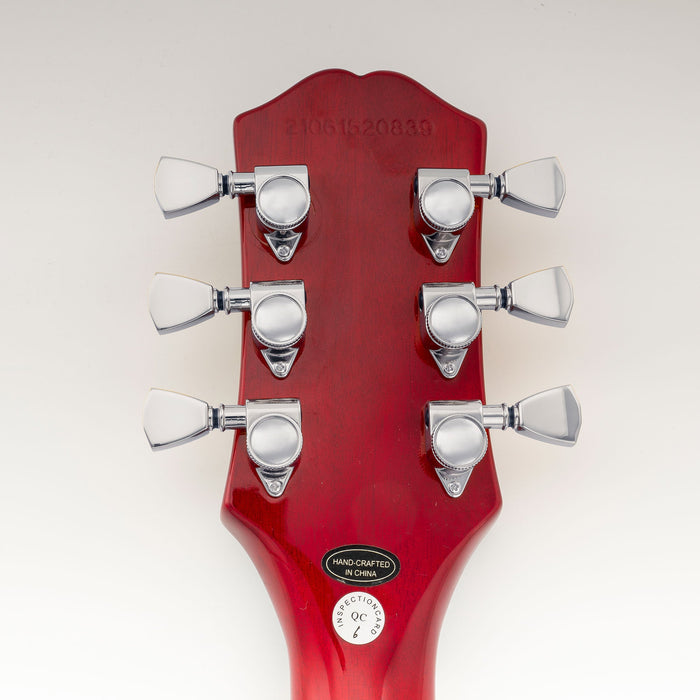 Musiclily Pro R18K Single 18:1 Ratio Full Sealed Locking Machine Head Treble Side Tuner Tuning Peg Key with Keystone Button for Acoustic Electric Guitar