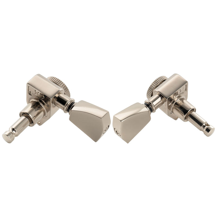 Musiclily Pro R18K 3R3L 18:1 Ratio Full Sealed Locking Machine Heads Tuners Tuning Pegs Keys with Keystone Button for Acoustic Electric Guitar