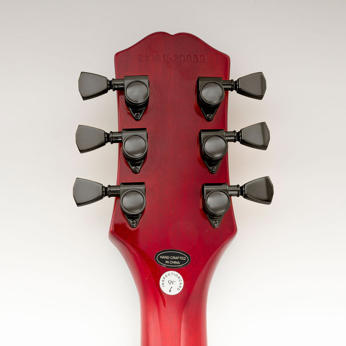 Musiclily Pro R18K Single 18:1 Ratio Full Sealed Locking Machine Head Bass Side Tuner Tuning Peg Key with Keystone Button for Acoustic Electric Guitar