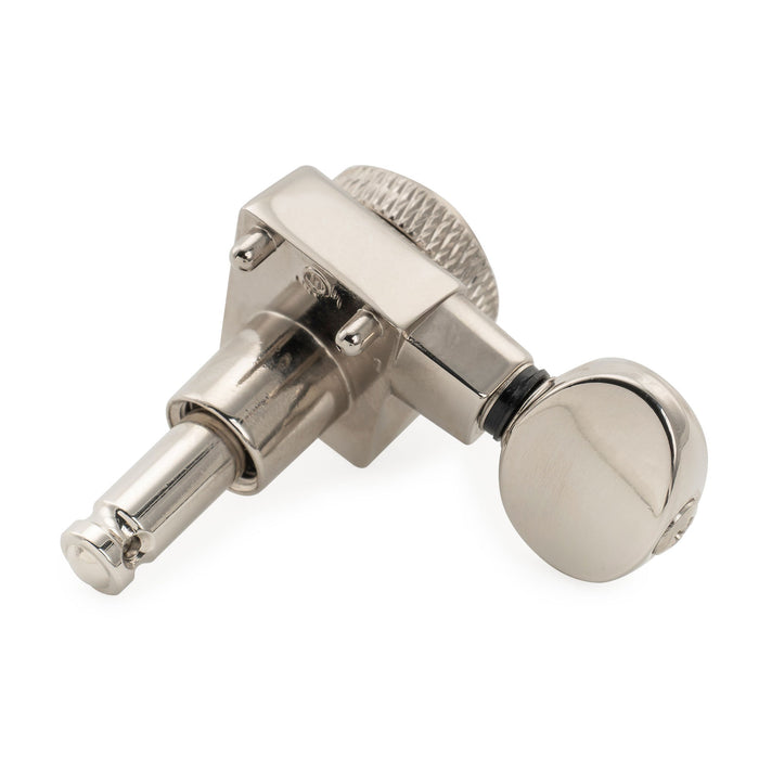 Musiclily Pro シングル 18:1比 2ピン 完全密封ロック式マシンヘッド トレブルサイド チューナー チューニングペグキー ヴィンテージオーバルボタン Fender Strat/Teleスタイル エレキギター用