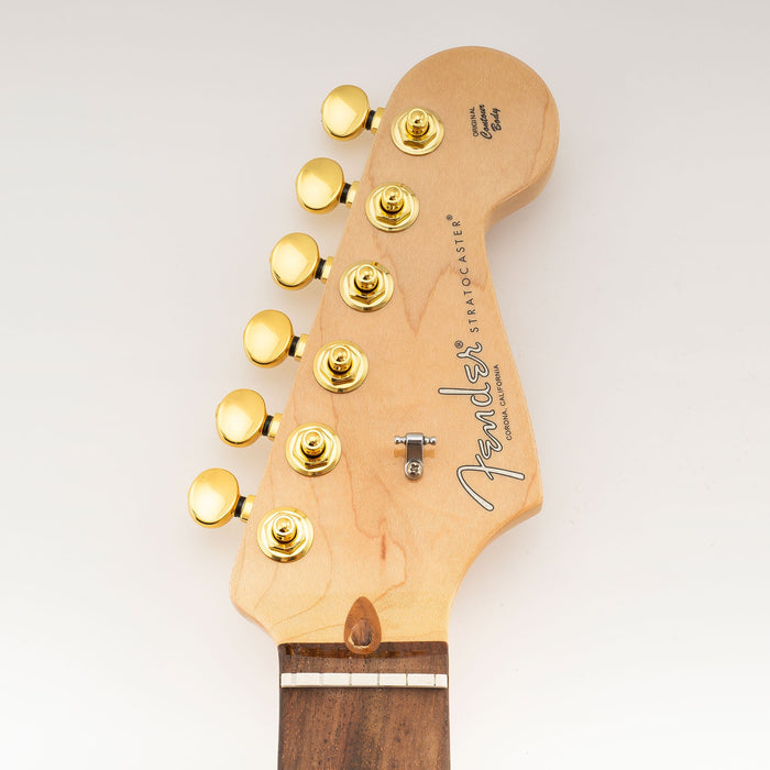 Musiclily Pro 6インライン 18:1比 2ピン 完全密封ロック式マシンヘッド チューナー チューニングペグキー ヴィンテージオーバルボタン Fender Strat/Teleスタイル エレキギター用