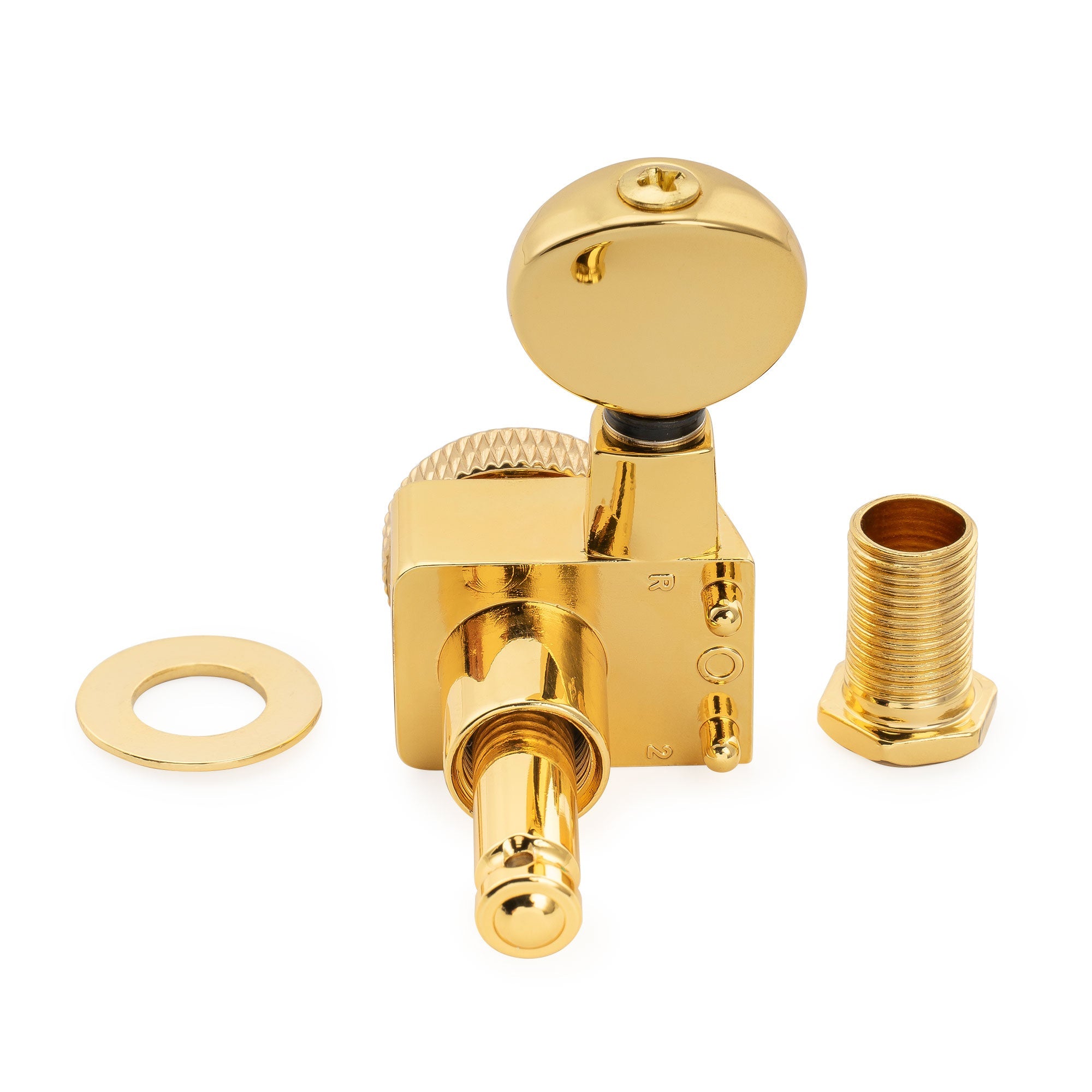 Musiclily Pro R18K-13 6-в-ряд, 18:1 Передаточное число, 2-контактный полностью герметичный блокирующий механизм, тюнеры, ключи с винтажной овальной кнопкой для электрогитары Fender Strat Tele Style