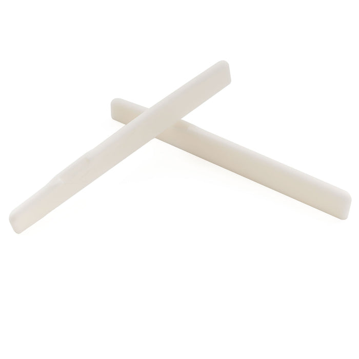 Musiclily Pro 75x3x10mm Flat?Bottom Compensated Bone Saddles for 6 String YA Style FG Series Acoustic Guitar (Set of 2)