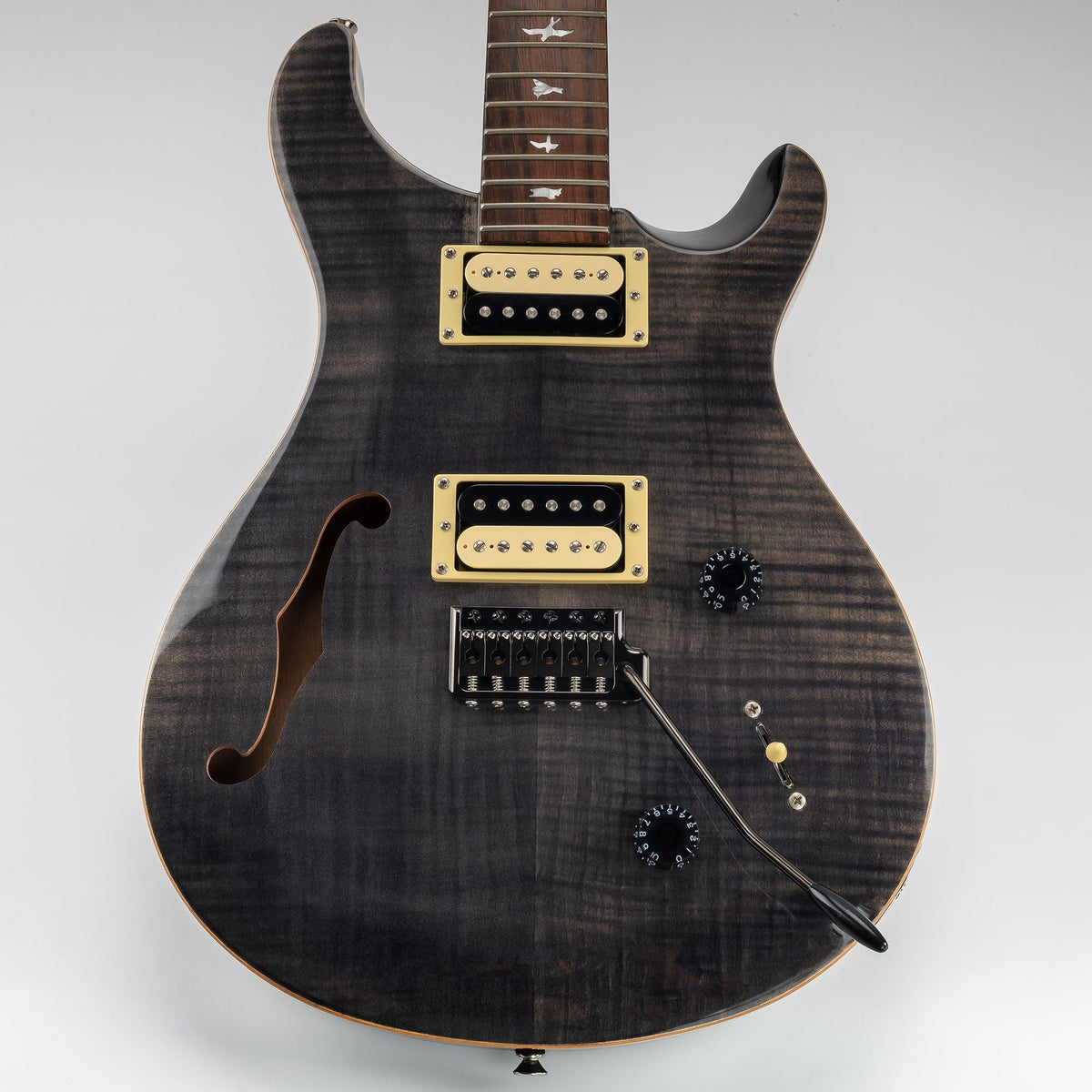 Musiclily Ultra BV022 52,5mm(2-1/16 Zoll) Vollmassives Messing 6-Schrauben Messer Kante Tremolo Brücke mit 36mm Block für Strat Stil E-Gitarre