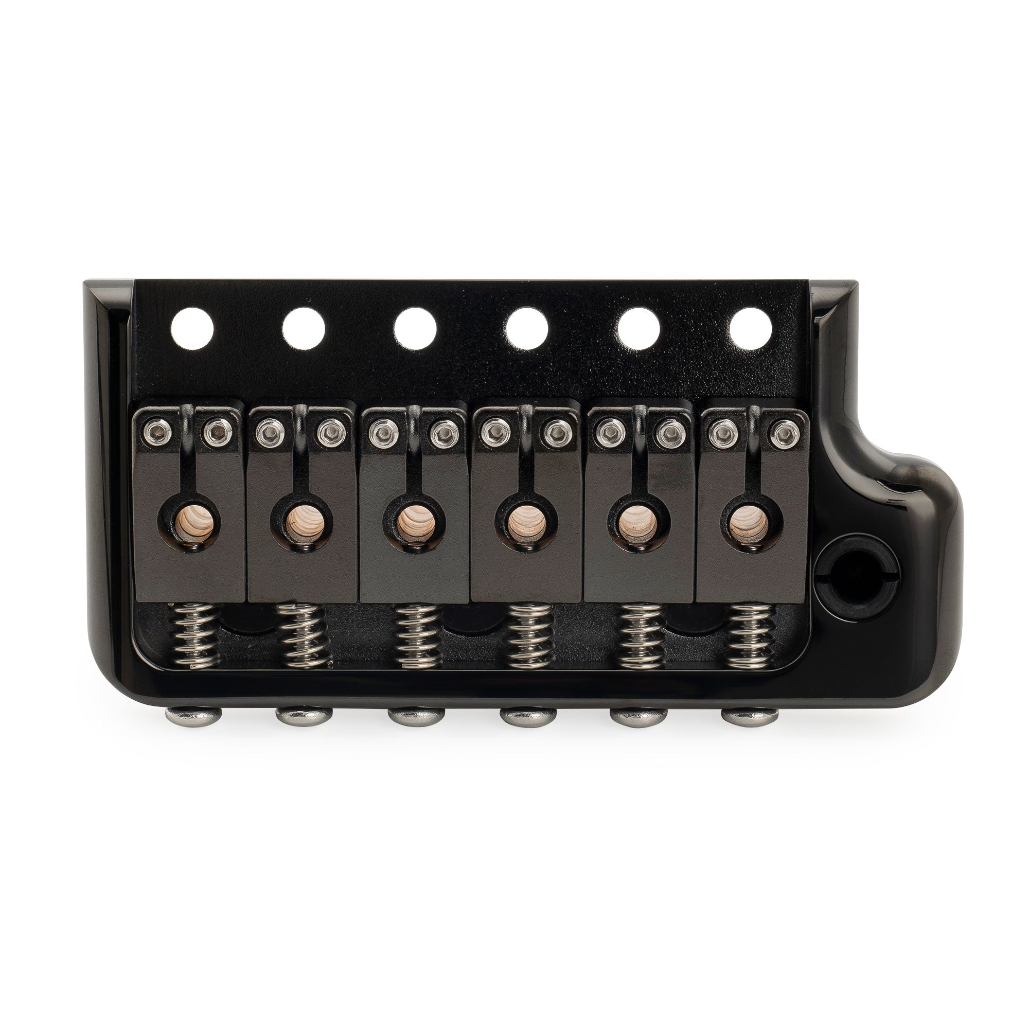 Musiclily Ultra BV022 52,5mm(2-1/16 Zoll) Vollmassives Messing 6-Schrauben Messer Kante Tremolo Brücke mit 36mm Block für Strat Stil E-Gitarre