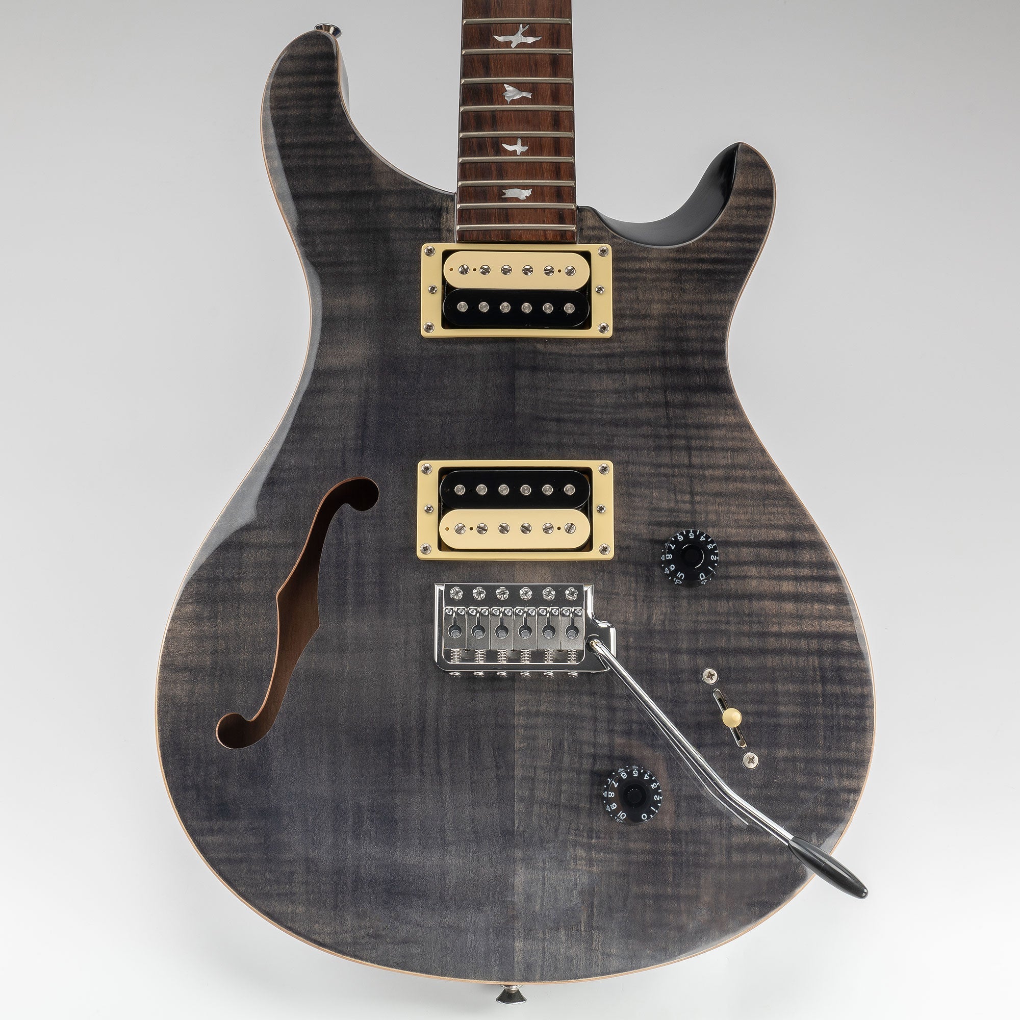 Musiclily Ultra BV022 52,5mm(2-1/16 Zoll) Vollmassives Messing 6-Schrauben Messer Kante Tremolo Brücke mit 36mm Block für Strat Stil E-Gitarre