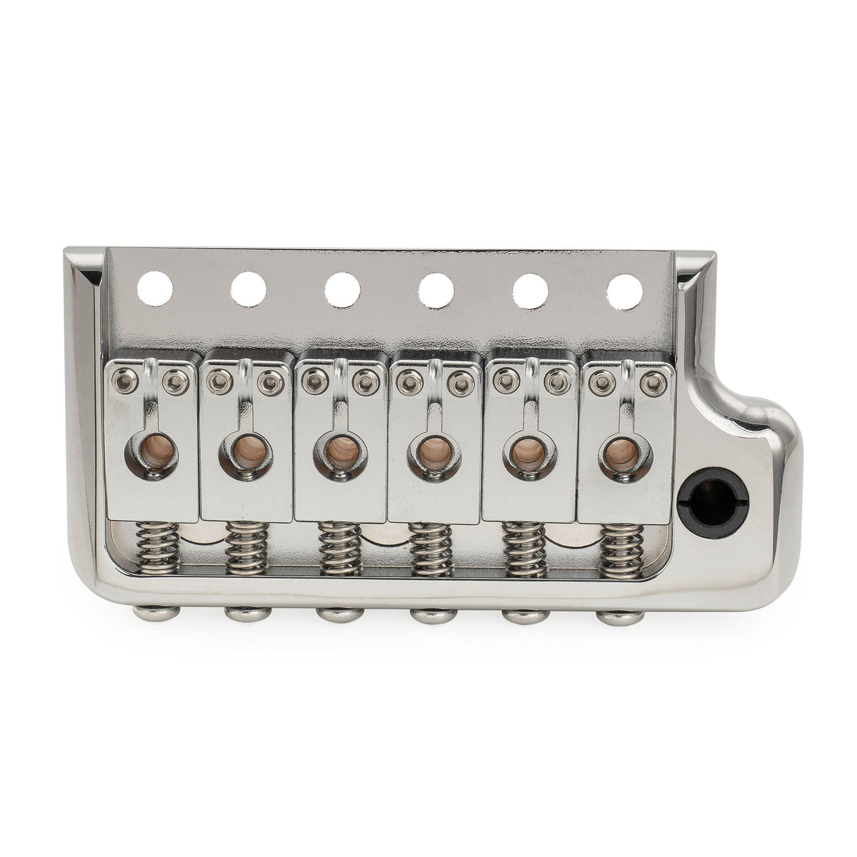 Musiclily Ultra BV022 52,5mm(2-1/16 Zoll) Vollmassives Messing 6-Schrauben Messer Kante Tremolo Brücke mit 36mm Block für Strat Stil E-Gitarre