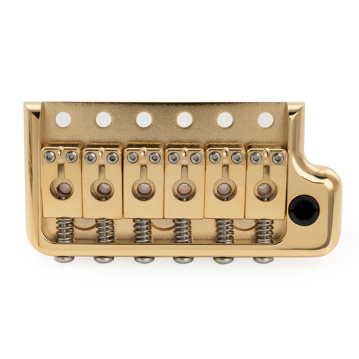 Musiclily Ultra 52.5mm(2-1/16インチ) 全ソリッドブラス 6スクリュー ナイフエッジトレモロブリッジ 36mmブロック付き Stratスタイル エレキギター用