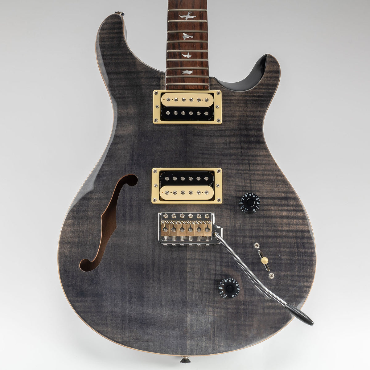 Musiclily Ultra BV022 52,5mm(2-1/16 Zoll) Vollmassives Messing 6-Schrauben Messer Kante Tremolo Brücke mit 36mm Block für Strat Stil E-Gitarre