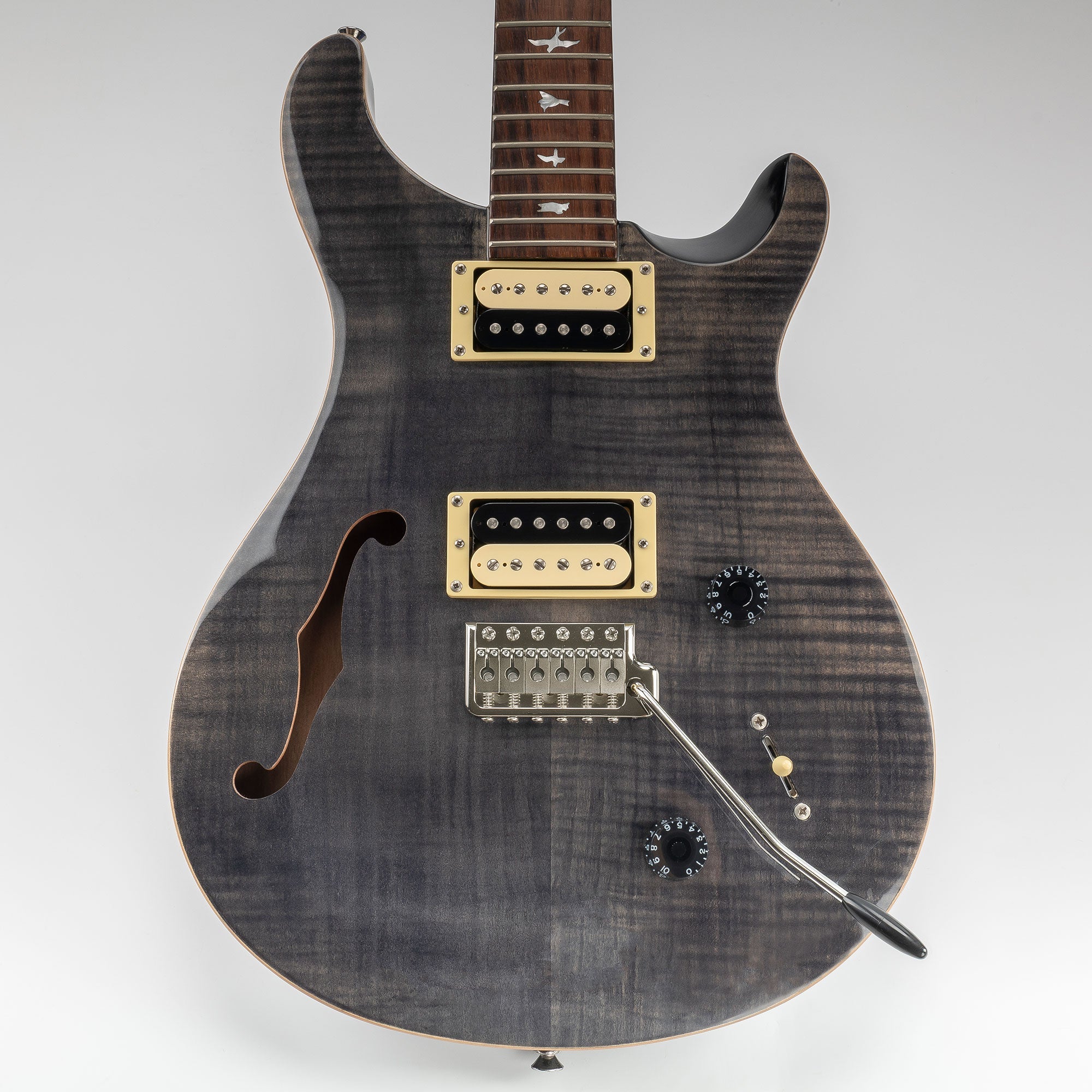Musiclily Ultra BV022 52,5mm(2-1/16 Zoll) Vollmassives Messing 6-Schrauben Messer Kante Tremolo Brücke mit 36mm Block für Strat Stil E-Gitarre