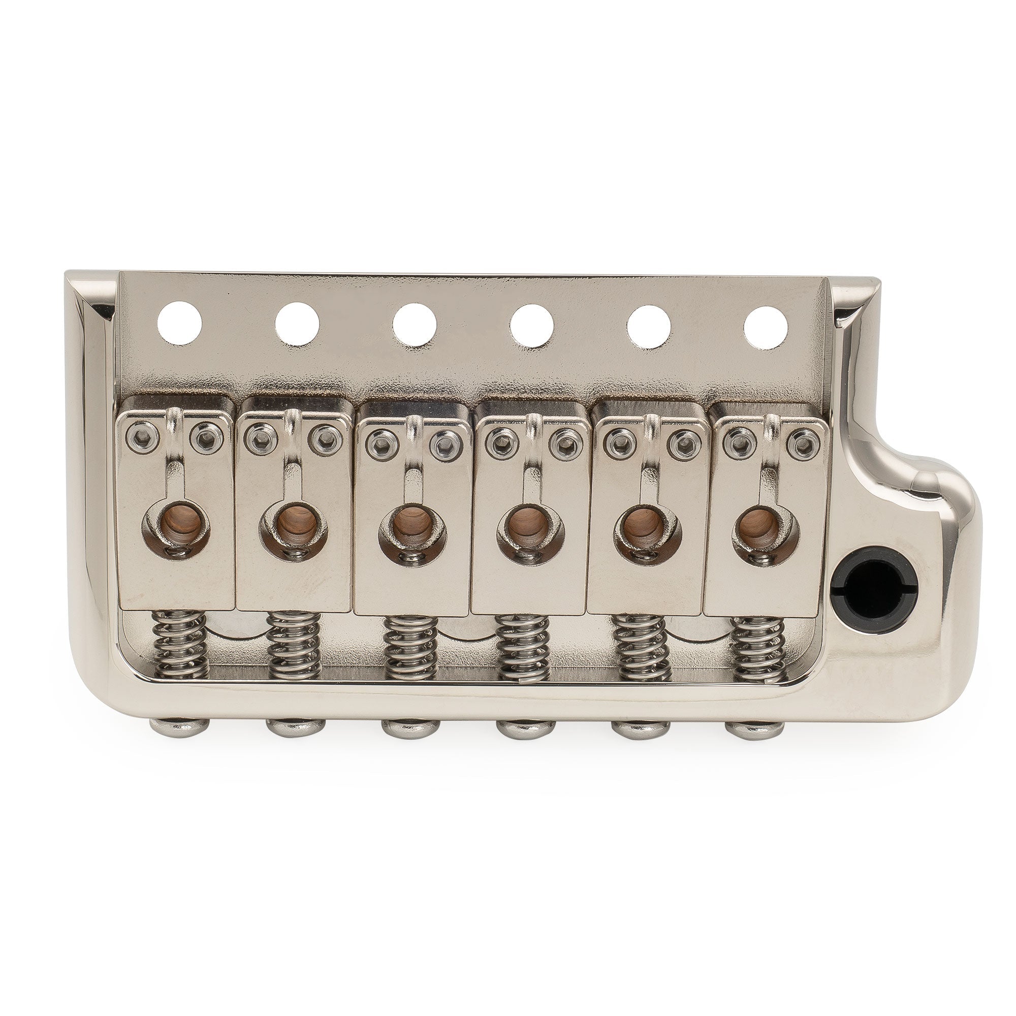 Musiclily Ultra BV022 52,5mm(2-1/16 Zoll) Vollmassives Messing 6-Schrauben Messer Kante Tremolo Brücke mit 36mm Block für Strat Stil E-Gitarre