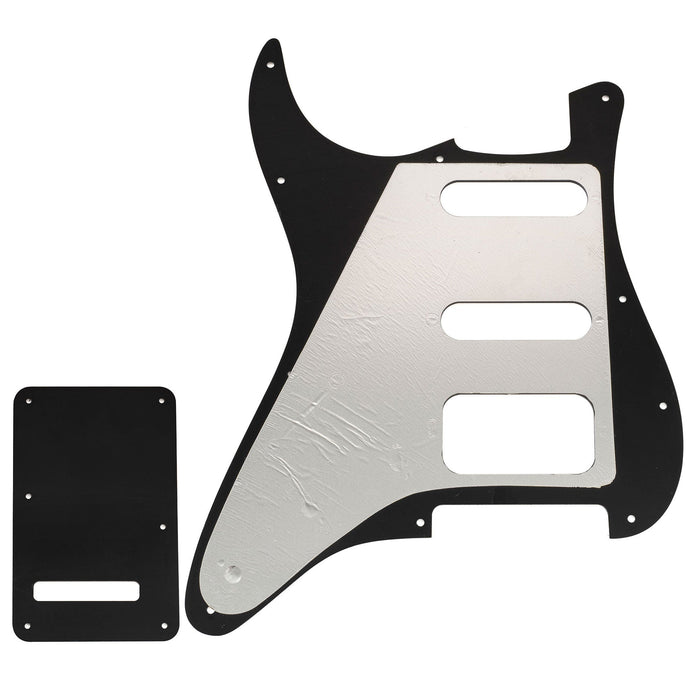 Musiclily Pro 11穴 ST ギターピックガード＆バックプレートセット Squier Sonic Strat HSS エレキギター用