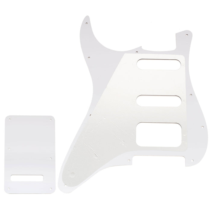 Musiclily Pro 11穴 ST ギターピックガード＆バックプレートセット Squier Sonic Strat HSS エレキギター用