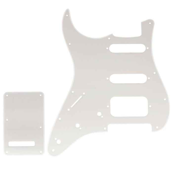 Musiclily Pro 11穴 ST ギターピックガード＆バックプレートセット Squier Sonic Strat HSS エレキギター用