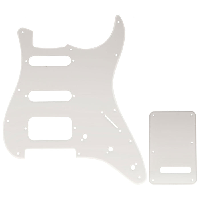 Musiclily Pro 11穴 ST ギターピックガード＆バックプレートセット Squier Sonic Strat HSS エレキギター用