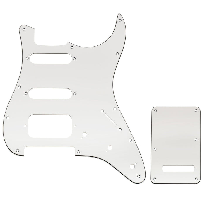 Musiclily Pro 11穴 ST ギターピックガード＆バックプレートセット Squier Sonic Strat HSS エレキギター用