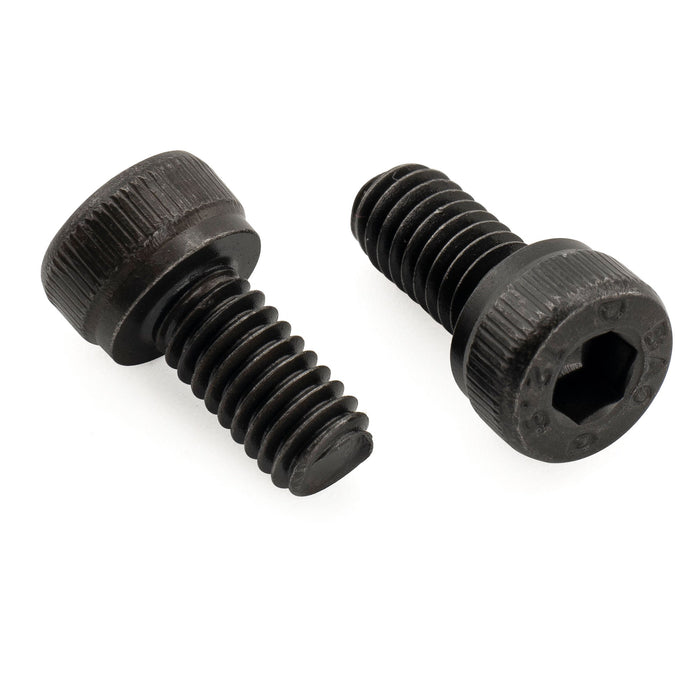 Musiclily Pro スチール M4x8mm ロッキングナット 六角ネジ Floyd Rose ダブルロック トレモロブリッジ エレキギター用, ブラック (6個セット)