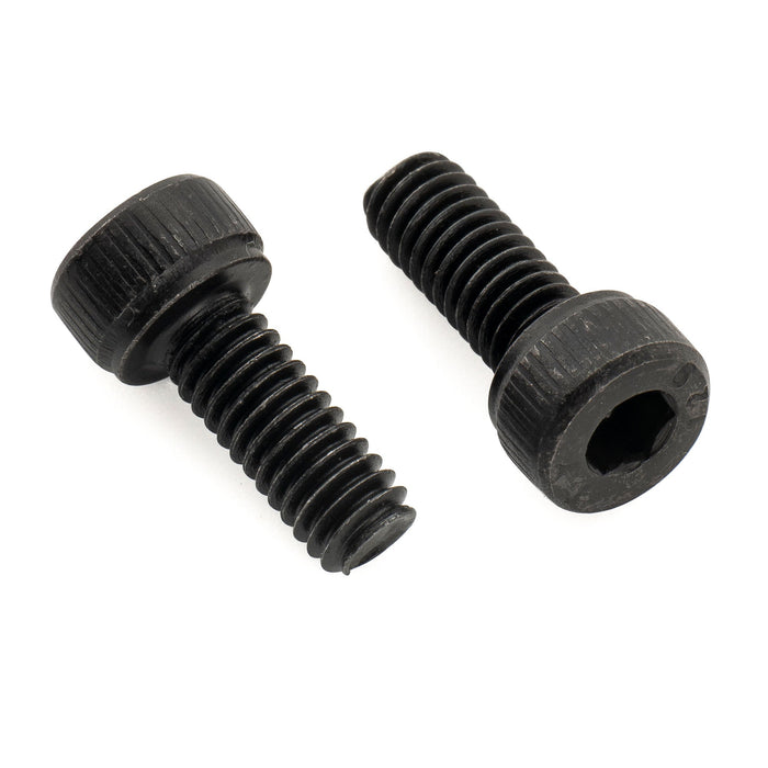 Musiclily Pro スチール M4x10mm ロッキングナット 六角ネジ Floyd Rose ダブルロック トレモロブリッジ エレキギター用, ブラック (6個セット)