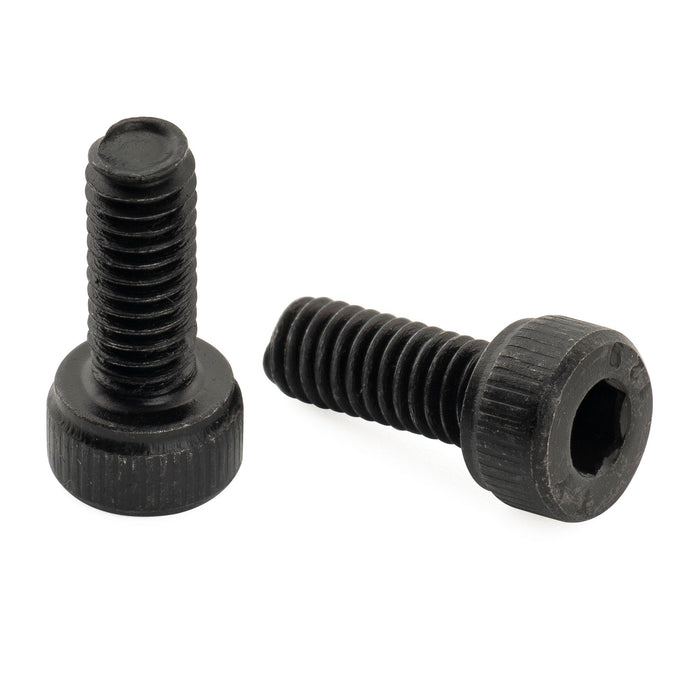 Musiclily Pro スチール M4x10mm ロッキングナット 六角ネジ Floyd Rose ダブルロック トレモロブリッジ エレキギター用, ブラック (6個セット)