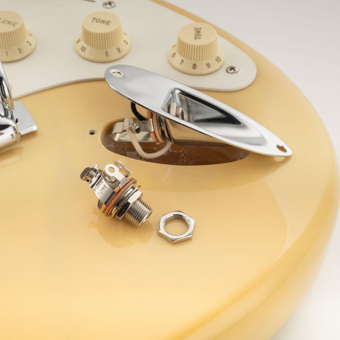 Pure Tone 1/4 inch 6.35mm Mono Output Jack Socket Multi-Contact for Electric Guitar Bass