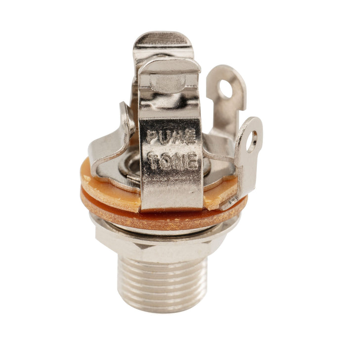 Pure Tone 1/4 inch 6.35mm Mono Output Jack Socket Multi-Contact for Electric Guitar Bass