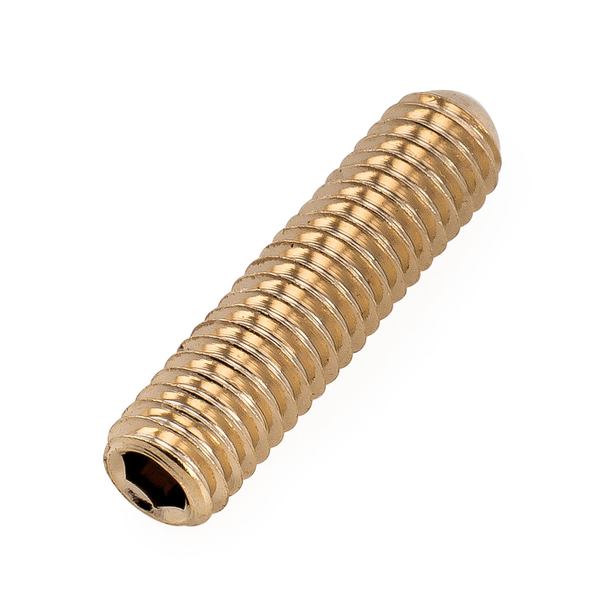 Musiclily Tornillo de ajuste de altura de silla de montar de acero inoxidable M3x12mm Ultra Métrico Punta ovalada para puente de guitarra eléctrica y bajo importados, set de 20